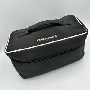 Victoria's Secret Lingerie Bag Black Satin "Sexy Little Things" Bras Panties